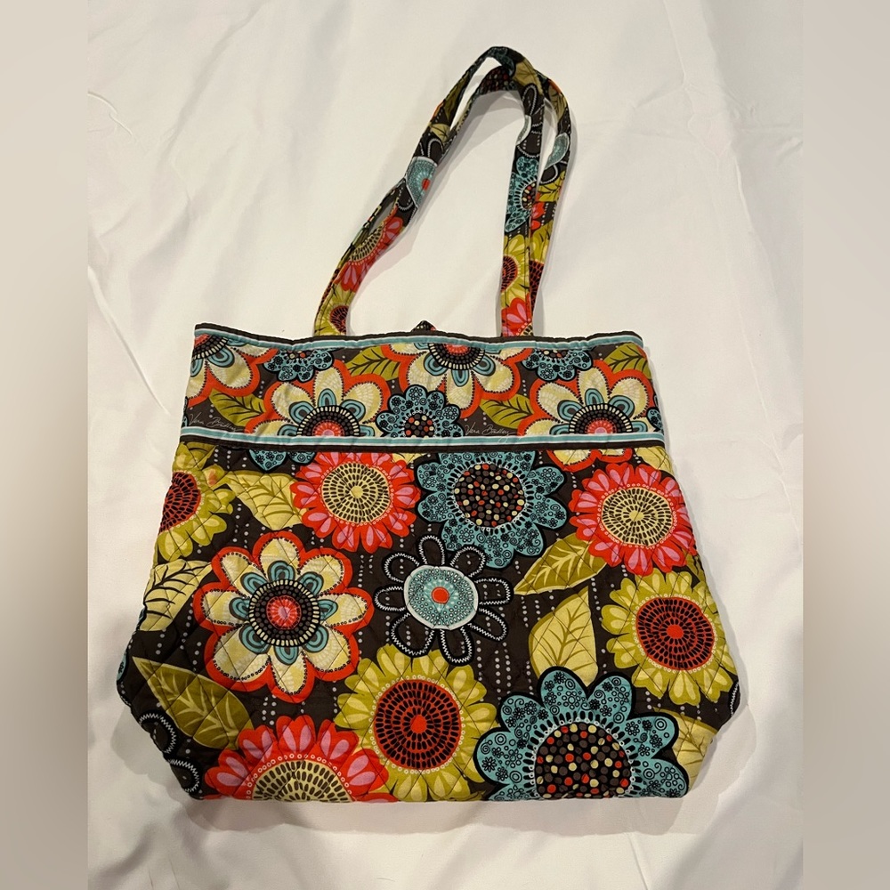 Vera Bradley Flower Shower Tote Bag